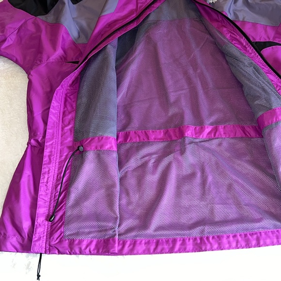 The North Face TNF X Relaxed Fit Colorblock Jacket Purple/Gray XXL NWT - Picture 7 of 12